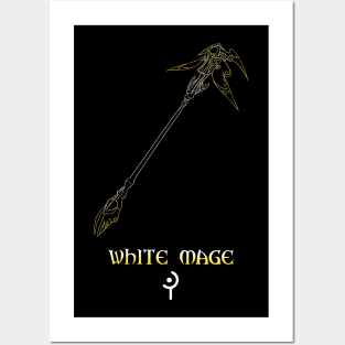 White Mage Fantasy Job Weapon Posters and Art